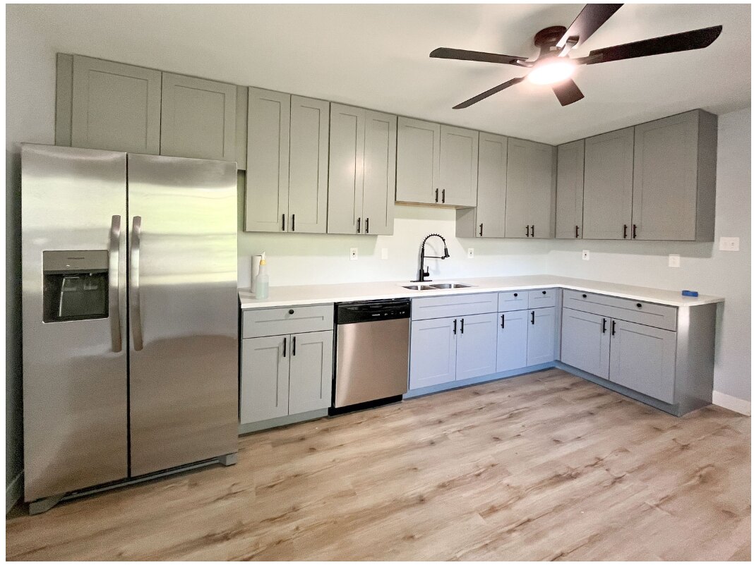 Completed kitchen after renovation